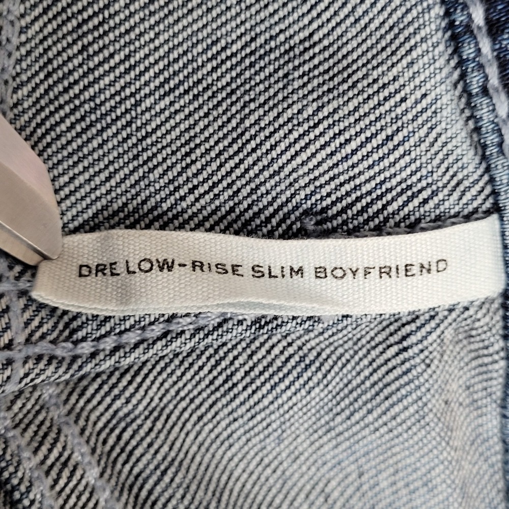 👖Rag & Bone Jeans Womens 26 Medium Wash Dre Low-Rise Slim Boyfriend Jeans 30x30 - Picture 6 of 16